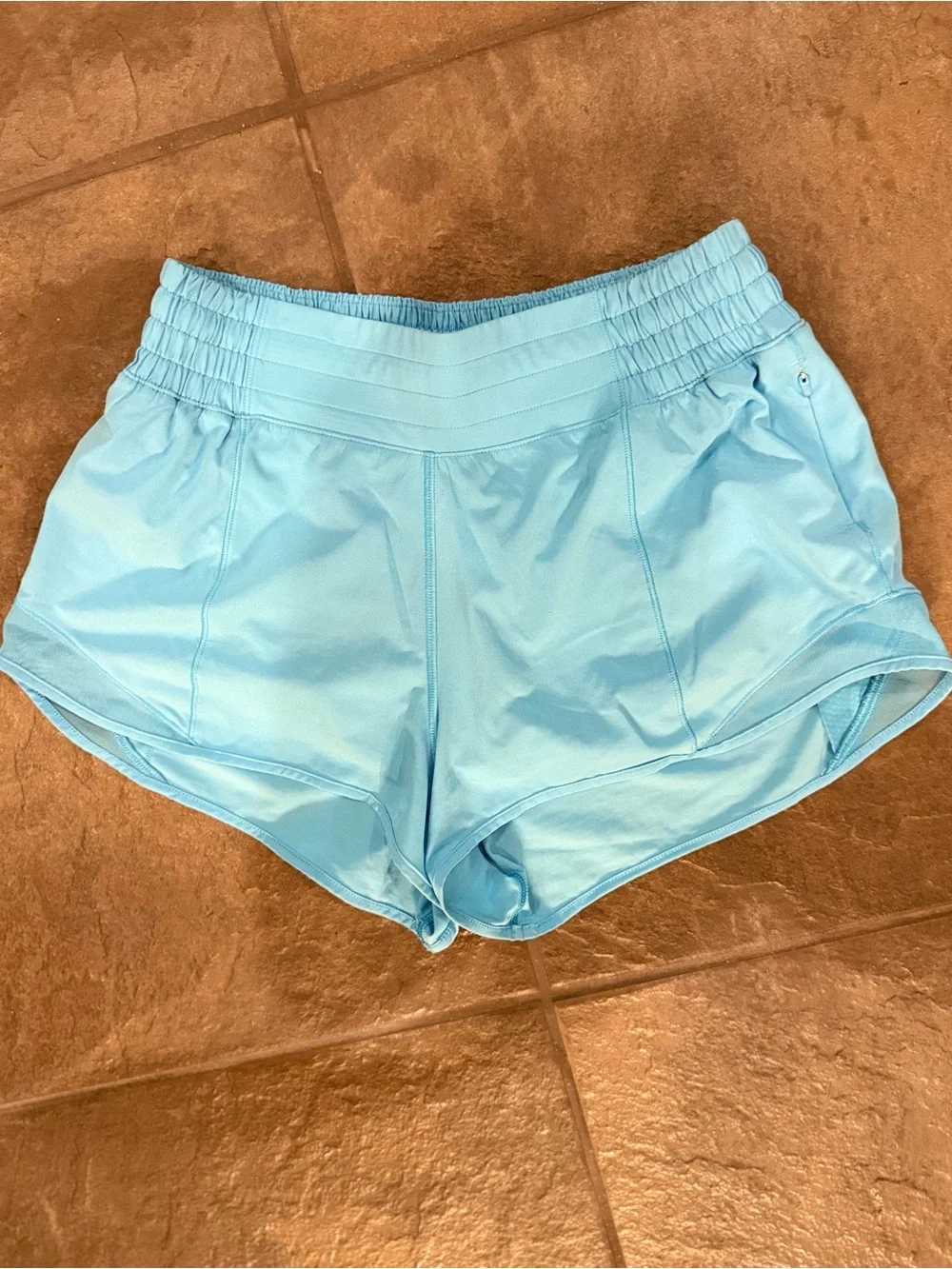 lululemon athletica Light Blue Women's Athletic Shorts